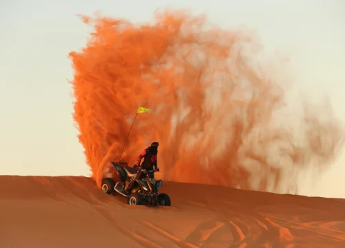Shared Agafay Desert Delights: Quad Biking, Camel Riding & Dinner Show – Full Evening Adventure